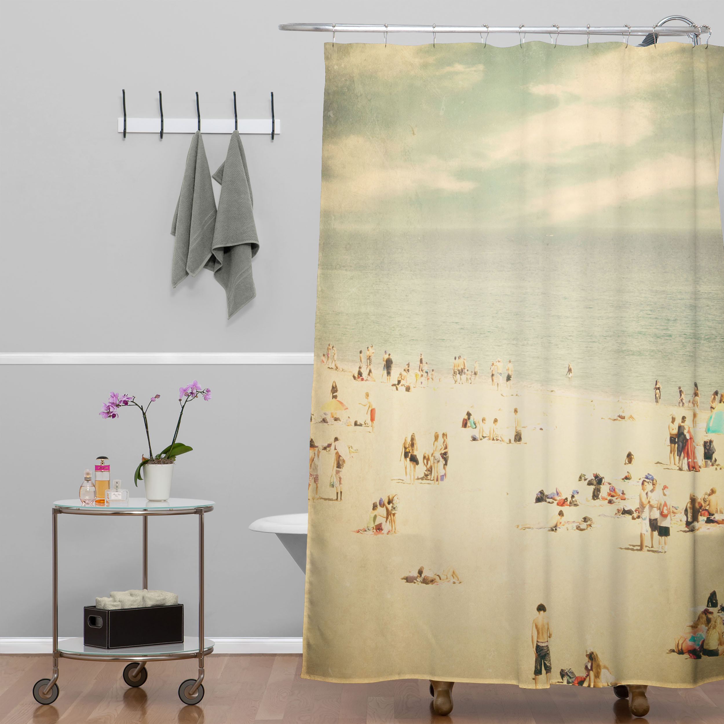 Vintage USA RN 86198 popular Shower Curtain